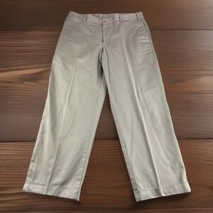 Bills Khakis Pants Mens 36x29 Beige Made in USA Slacks Preppy Casual Chinos READ